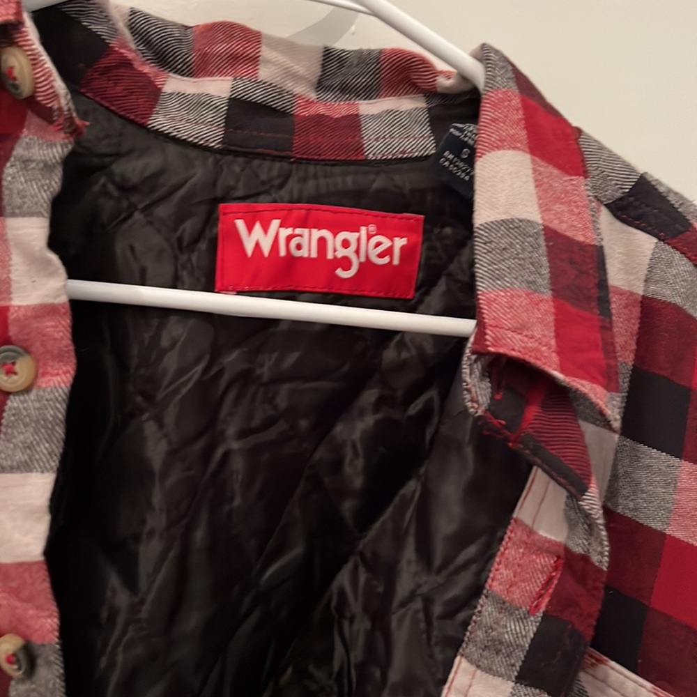 Wrangler Lined Shacket - Size Small - image 2